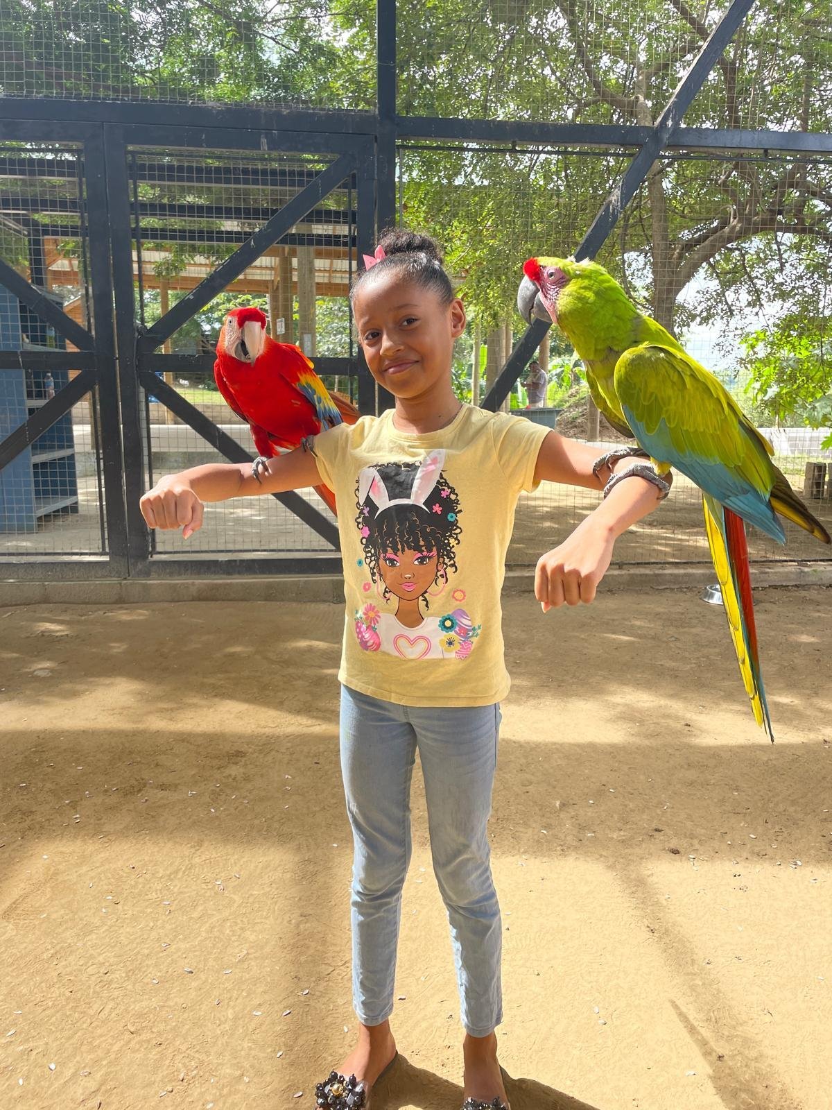 Real customer photo from Nahomy Tours - Macaw & Exotic Bird Encounter + Roatán Cultural Tour - Item 6