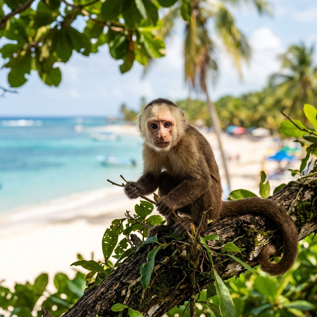 Monkeys, Sloths, Culture and West Bay Beach